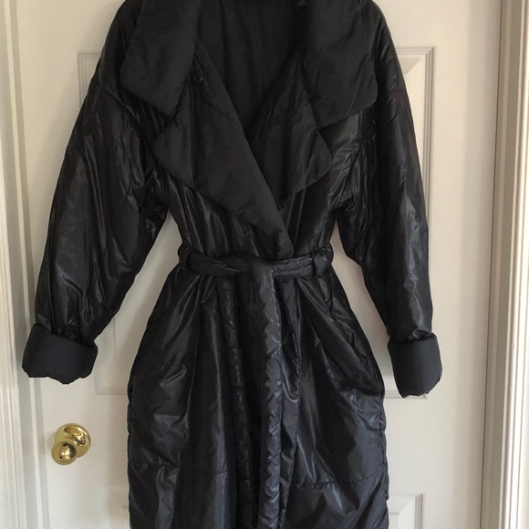 Rare blk Norma Kamali puffer sleeping bag coat” L - Picture 4 of 6
